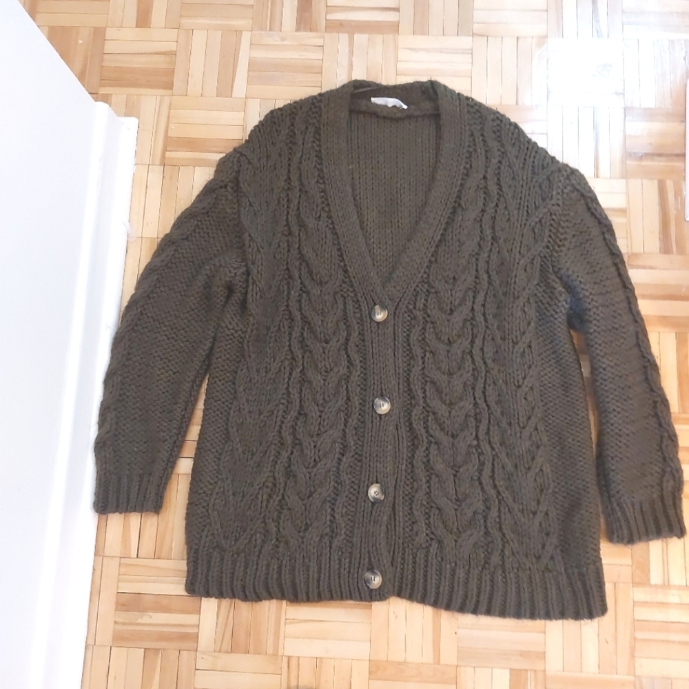 Mango cardigan size Large